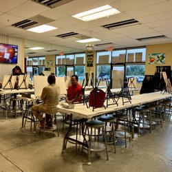 Painting with a Twist - The main room.