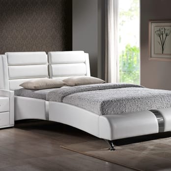 Comfy Furniture - Azure White Bedframe, this bed also does not require a boxspring. Available at Comfy Furniture - Furniture Stores Near Me - Irving, Texas Comfy Furniture - Azure White Bedframe, this bed also does not require a boxspring. Available at Comfy Furniture - Furniture Stores Near Me - Irving, Texas