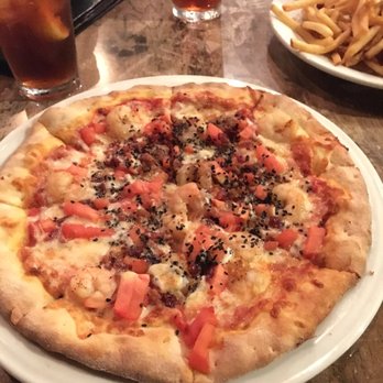 Flatbread Grill - The big easy 12 inch - New American Near Me - Hilton Head Island, South Carolina