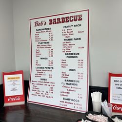 Bob's Barbecue - Menu