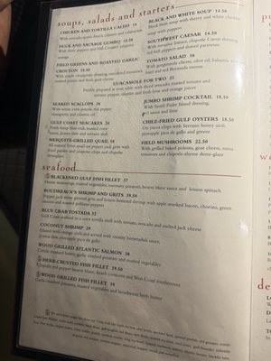 Menu photo 1 Boudro's, a Texas Bistro San Antonio, TX Menu photo 1 Boudro's, a Texas Bistro San Antonio, TX