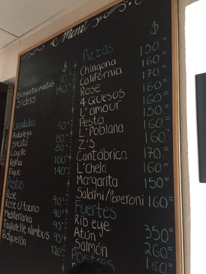 Menu photo 3 Nimbus Oaxaca, OAX Menu photo 3 Nimbus Oaxaca, OAX