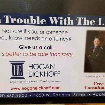 Hogan Eickhoff - Criminal Defense Law Near Me - Appleton, Wisconsin