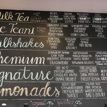 Infinitea Cafe 3 - Menu - Coffee & Tea Near Me - Honolulu, Hawaii Infinitea Cafe 3 - Menu - Coffee & Tea Near Me - Honolulu, Hawaii