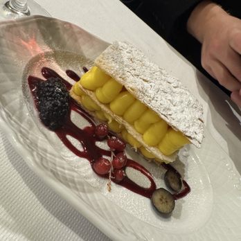 Osteria del Giglio - Puffed pastry with crème - Tuscan Near Me - Florence, FI Osteria del Giglio - Puffed pastry with crème - Tuscan Near Me - Florence, FI