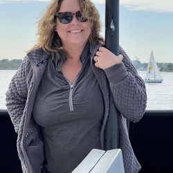Liberty Landing Ferry - Tammy The Tornado (aka the love of my life) on the way back to Jersey City!  Love this lady with all my heart.