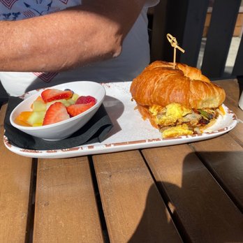 What a Dish Cafe & Catering - Croissant breakfast sandwich - Caterers Near Me - Dana Point, California