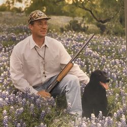 Red Iron Kennels - Owner Bill Rabenberg with bird dog extraordinaire Lily!