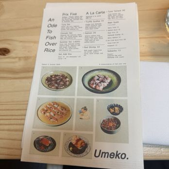 Umeko - Menu - Japanese Near Me - New York, New York Umeko - Menu - Japanese Near Me - New York, New York
