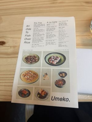 Menu photo 3 Umeko New York, NY Menu photo 3 Umeko New York, NY