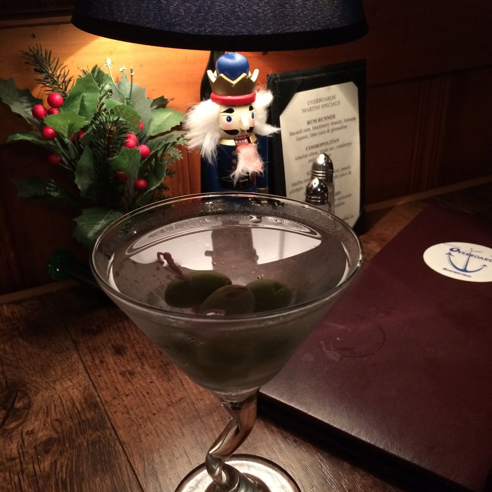 Overboards Restaurant - the martini with the mini-man in the house! - Seafood Near Me - Greentown, Pennsylvania