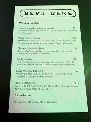 Menu photo 2 Bevi Bene Mammoth Lakes, CA Menu photo 2 Bevi Bene Mammoth Lakes, CA