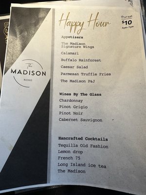 Menu photo 5 The Madison 2.0 Tampa, FL Menu photo 5 The Madison 2.0 Tampa, FL