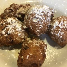 Fresh, strawberry pancake puppies (more like a donut) Irresistible!