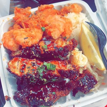 Grind Wit Tryz - Ahi katsu and garlic shrimp - Filipino Near Me - Portland, Oregon Grind Wit Tryz - Ahi katsu and garlic shrimp - Filipino Near Me - Portland, Oregon
