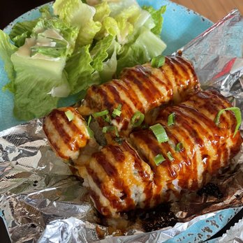 Damo Sushi - Ahi baked roll - Japanese Near Me - Pearl City, Hawaii Damo Sushi - Ahi baked roll - Japanese Near Me - Pearl City, Hawaii
