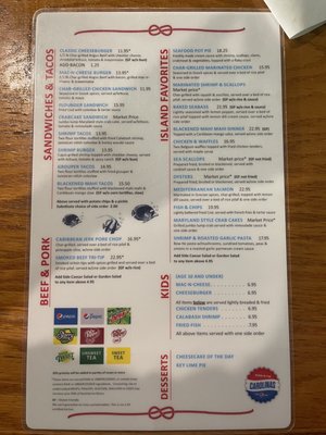 Menu photo 5 Dock House Seafood & More Holden Beach, NC