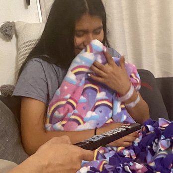 CHOC Children's - Beat Blanket Ever!! Jajaja She won't let go... - Hospitals Near Me - Mission Viejo, California