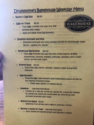 Menu photo 2 Drummoyne Bakehouse Cafe Drummoyne, NSW
