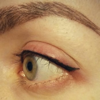 Erik Berntsen - Permanent Cosmetics Northwest - Eyeliner (and my sparse little lashes at the time) 5 min after being tattooed. - Permanent Makeup Near Me - Portland, Oregon Erik Berntsen - Permanent Cosmetics Northwest - Eyeliner (and my sparse little lashes at the time) 5 min after being tattooed. - Permanent Makeup Near Me - Portland, Oregon