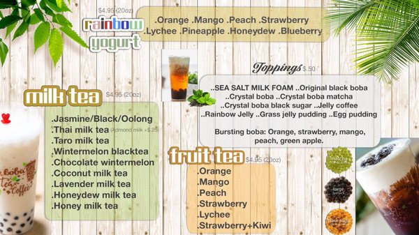 Menu photo 7 A Boba Tea & Coffee Murrieta, CA Menu photo 7 A Boba Tea & Coffee Murrieta, CA