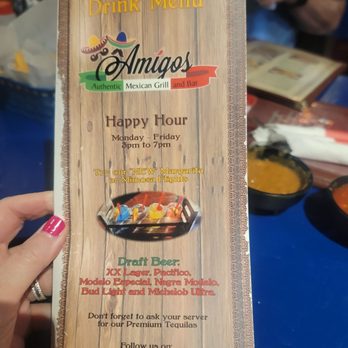 Amigos Authentic Mexican Grill & Bar - Menu - Mexican Near Me - Surprise, Arizona