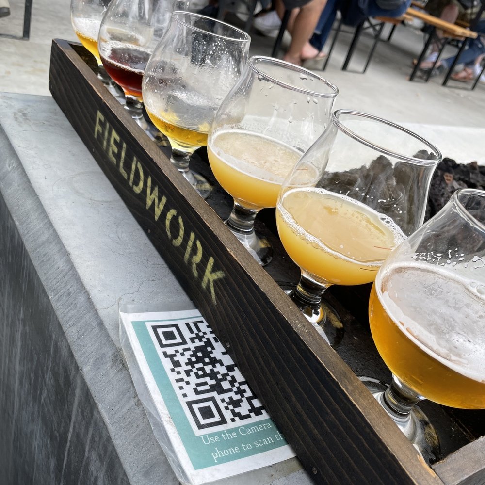 Fieldwork Brewing Company - Beer flight - Beer Gardens Near Me - Monterey, California