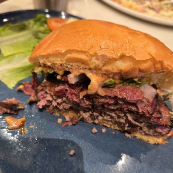 Atlantis Manhattan Deli - Half eaten pastrami burger - Delis Near Me - RENO, Nevada Atlantis Manhattan Deli - Half eaten pastrami burger - Delis Near Me - RENO, Nevada