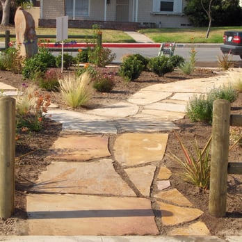 Martin Landscaping - a stone walkway in front of a house - Landscaping Near Me - El Segundo, California