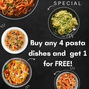 Pasta di Napoli - Buy any 4 pasta dishes and get 1 pasta dish for FREE! - Italian Near Me - Chicago, Illinois