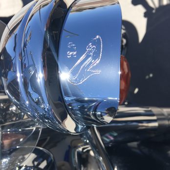 Octavius Custom Hand Engraving - Passing lamp visor - Engraving Near Me - Chandler, Arizona Octavius Custom Hand Engraving - Passing lamp visor - Engraving Near Me - Chandler, Arizona