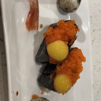 Addison Sushi 469 - Tobiko with quail eggs - Sushi Bars Near Me - Addison, Texas
