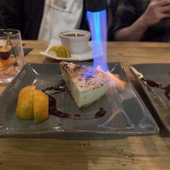 Kokkaku - Fire tofu cheesecake - New American Near Me - Seattle, Washington Kokkaku - Fire tofu cheesecake - New American Near Me - Seattle, Washington