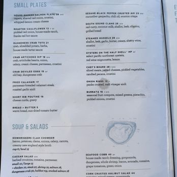 Downriggers - Menu - American Near Me - Friday Harbor, Washington Downriggers - Menu - American Near Me - Friday Harbor, Washington