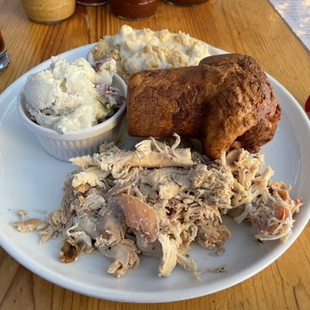 Salt + Smoke - Chicken plate with potato salad and Mac and cheese - Bars Near Me - Saint Louis, Missouri