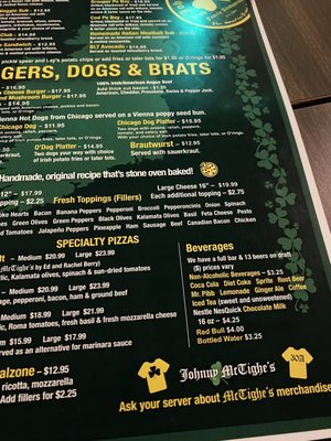Menu photo 2 Johnny McTighe's Irish Pub Blue Mountain Beach, FL Menu photo 2 Johnny McTighe's Irish Pub Blue Mountain Beach, FL