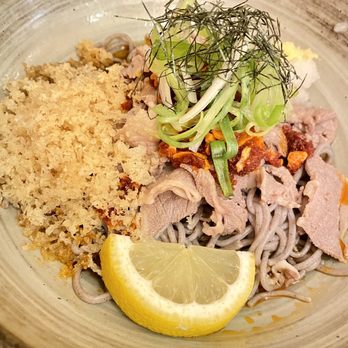 Somenya - Soba restaurant - Spicy beef cold noodles - Japanese Near Me - Boston, Massachusetts Somenya - Soba restaurant - Spicy beef cold noodles - Japanese Near Me - Boston, Massachusetts