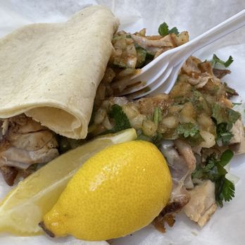 Tacos Tumbras a Tomas - Their chicken taco is seriously filling and I eat a lot! Sooo worth every bite. - Mexican Near Me - Los Angeles, California