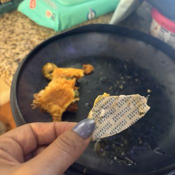 Dave's Hot Chicken - a piece of metal seal to a product that says sealed for freezer - Chicken Shop Near Me - West Covina, California Dave's Hot Chicken - a piece of metal seal to a product that says sealed for freezer - Chicken Shop Near Me - West Covina, California