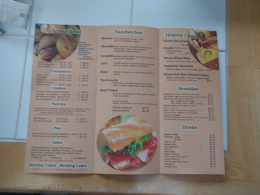 Menu photo 2 Le Vinois Bakery Fort Lauderdale, FL