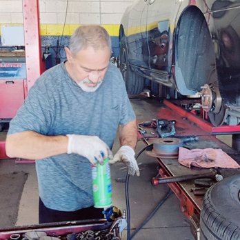 Burbank Quality Brake & Alignment - Mark cleaning up the rotor machinery - Auto Repair Near Me - North Hollywood, California Burbank Quality Brake & Alignment - Mark cleaning up the rotor machinery - Auto Repair Near Me - North Hollywood, California