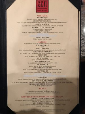 Menu photo 4 Zen Steak and Sushi Gallup, NM
