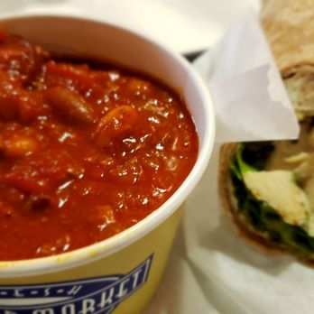 Soup Market - The chili dog chili with the grilled chicken Cesar wrap. - Sandwiches Near Me - Hales Corners, Wisconsin Soup Market - The chili dog chili with the grilled chicken Cesar wrap. - Sandwiches Near Me - Hales Corners, Wisconsin