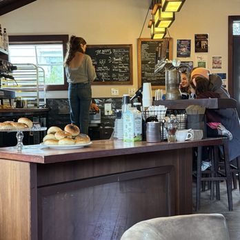 The Waiting Room - Standing on a stool for good coffee and the small bar with cute little and big locals - Bars Near Me - Mendocino, California The Waiting Room - Standing on a stool for good coffee and the small bar with cute little and big locals - Bars Near Me - Mendocino, California