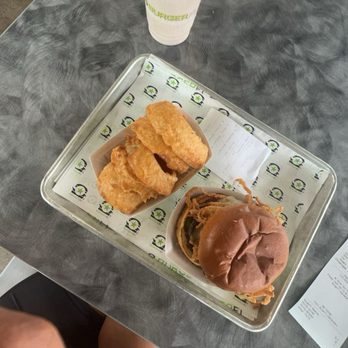 BurgerFi - RODEO BBQ BURGER + ONION RINGS + OREO SHAKE - Hot Dogs Near Me - Jacksonville, Florida BurgerFi - RODEO BBQ BURGER + ONION RINGS + OREO SHAKE - Hot Dogs Near Me - Jacksonville, Florida