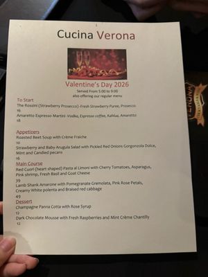 Menu photo 2 Cucina Verona Fort Bragg, CA Menu photo 2 Cucina Verona Fort Bragg, CA