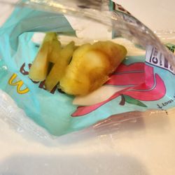 McDonald's - Apple slices looked yucky and had to be discarded.