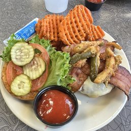 Fried Jalapeno Burger Fried Jalapeno Burger