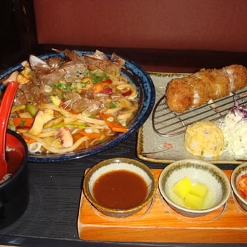 Miso - Hawaiian Katsu roll set with a choice of seafood yaki-udon - Japanese Near Me - Annandale, Virginia