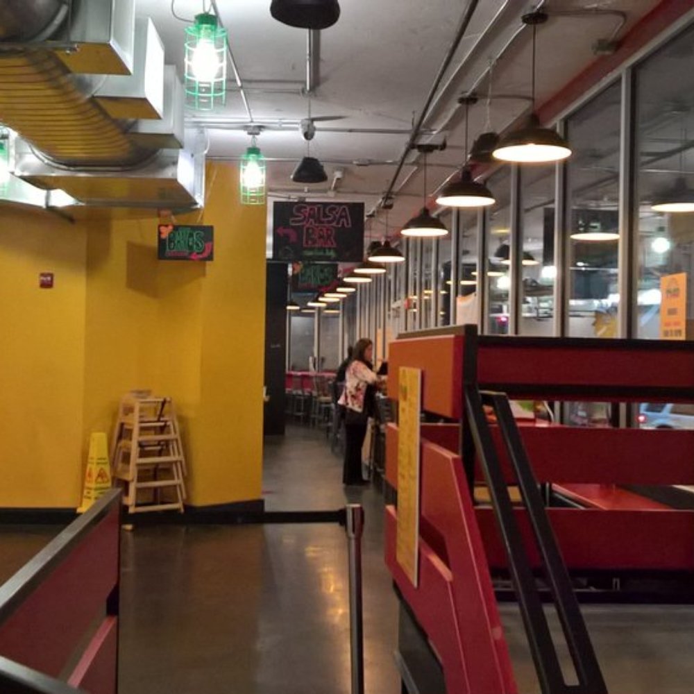 District Taco - Way to the eating area - Mexican Near Me - Arlington, Virginia
